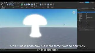 How to make a neon specialmesh in roblox