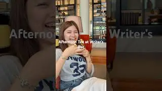 Experienced Afternoon Tea at Writers Bar Raffles hotel in Makati with my 2 Genz Kids