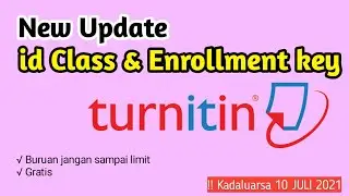 Id Class dan Enrollment key turnitin terbaru Juli 2021 ||