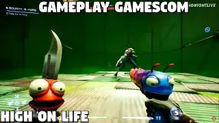 High On Life Boss Gameplay [Gamescom]