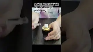Yibeauty packaging 35ml cosmetic dropper bottle.plastic dropper bottle.customized color