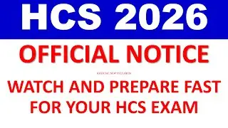 HCS Official syllabus, HCS Notice 2026 vacancies, HPSC HCS official Notification all details