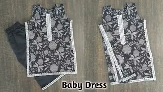 Latest baby girl dress cutting and stitching || New dress design for 3 year baby girl 2025 