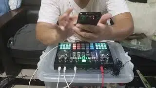 How to use/set up the K1 live sound card #streamer #travelandevent #soundcard
