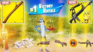 MORDECAI vs ALL MYTHIC WEAPONS ( FORTNITE CHAPTER 7 SEASON 1)