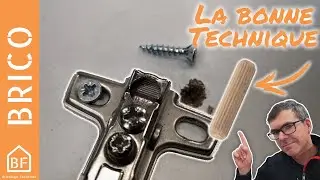 Comment r&eacute;parer une charni&egrave;re de porte de placard ?