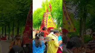 D&uuml;sseldorf Rath Yatra: A Celebration of Culture in Germany🇩🇪#shorts #youtubeshorts