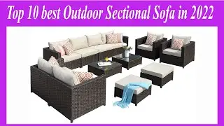 ✅Top 10 best Outdoor Sectional Sofa in 2022