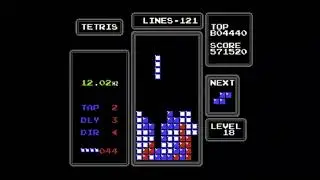 First 900k with rolling - NES Tetris (10/31/2025)