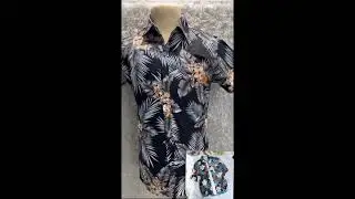 FLORAL DESIGN SUMMER BEACH ATTIRE POLO SHIRTS FOR MEN!