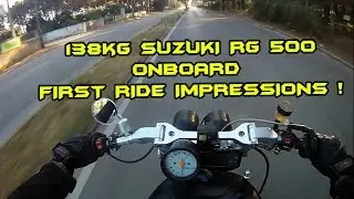 SUZUKI RG500 || First onboard impressions