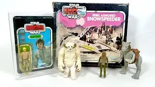 Childhood Survivors! Star Wars Empire Strikes Back Vintage Kenner Figures Wampa Tauntaun Bespin Luke