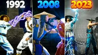 Эволюция фаталити Райдена (1992-2023)
