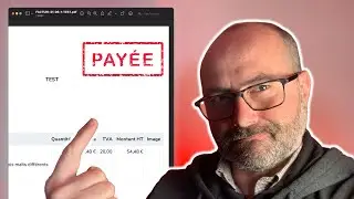 Oui on peut, et c'est facile ! PDF avec le tampon payée pour une facture Henrri.