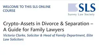 ONLINE COURSE: Crypto-Assets in Divorce & Separation &ndash; An Introduction for Family Lawyers