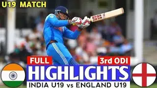 IND U19 vs ENG U19 1st ODI Highlights 🔥 |IND U-19 vs ENG U-19 3rd ODI Highlights 2025  #Suryavanshi