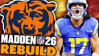 Fantasy Draft Rebuild But I Can Only Draft Offense! Madden 26 Chicago Bears Rebuild