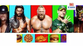 WWE Wrestlers Favorite Food From xdata