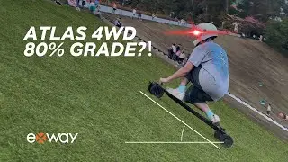 Exway Atlas 4WD vs 80% Grade (36&ordm;)