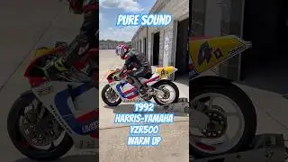 1992 Harris-Yamaha YZR500 Ex-Sean Emmett Cristiano Migliorati 2 Stroke V4 Grand Prix GP Warm Up #3