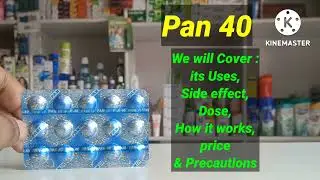 Pan 40 tablet Uses, Side effects and Dose in hindi | Pantosec 40 | Pantocid 40 | Pantop 40