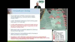 NCDEQ Public Meeting   Expanded Chemours Well Sampling