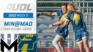 2022 AUDL: Minnesota Wind Chill at Madison Radicals | Week 11 | Game Highlights