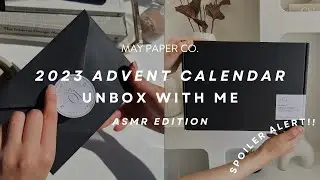 *SPOILER ALERT* Unbox 2023 Stationery Advent Boxes W/ Me + Extras