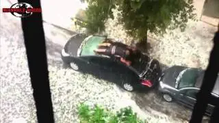 [Meanwhile] Drunk swimming over car