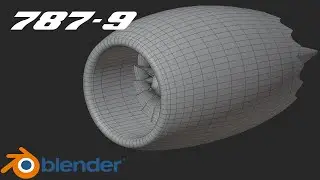 Blender | Boeing 787 Modelling PART 4...Engines