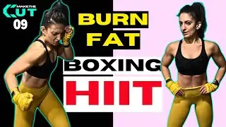 Get Sweaty & Burn Fat At Home - Full Body BOXING HIIT Workout//