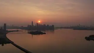Ellis Island Drone Flight