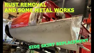 [Jaguar E-type V12] Part 5 Rust removal and repair - side skirt replacement