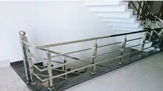How much does it cost to install square pipe railing चौकोर पाइप  रेलिंग लगाने में कितना खर्चा आता है