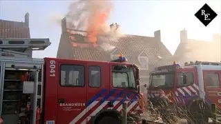 Uitslaande woningbrand Sweensstraat Kaatsheuvel