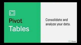 Learn how to create pivot tables in Zoho Sheet
