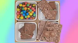 Asmr: Filling Platter With Delicious M&Ms chocolate! #asmr #asmrsounds #tiktok #satisfyingvideo