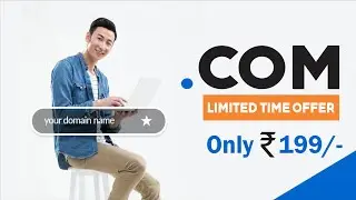 Buy .com Domain Only 199 Rupees | .Com Domain Offer 2022 | Buy .Com Domain Only 199 Rupee | Cheap