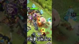 he forgot to change out of thr progress base #clashofclans #gaming