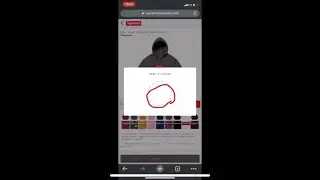 Supreme FW21 Week 16 Successful Manual Live Cop! Draw a Circle?? My First Box Logo Hoodie!