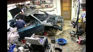 Rally car destruction / construction