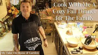 WHAT'S FOR DINNER TONIGHT? 🍁 FALL COOK WITH ME 🍷 COZY HOME COOKED HAM DINNER & DESSERT