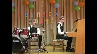 F&uuml;r Elise by L.v.Beethoven. Jazz transcription - Ull Moeck. Матвей Зорько-piano, Даниил Сипач-drums