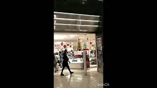 Christmas decorations in Cherry Hill Mall, NJ