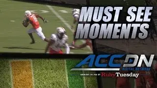 Miami's Duke Johnson Passes Clinton Portis On 80-Yard TD | ACC Must See Moment