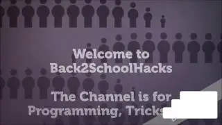 Welcome to Back2SchoolHacks