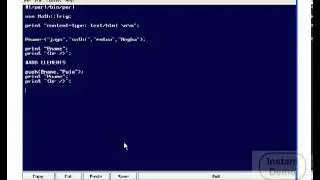 PERL Arrays Adding and Remove Elements