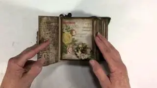 Tim Holtz Wallflower Mini Album