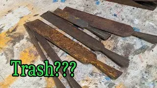 Antique Chisel Repair | From Trash to Excellence in 20 mins