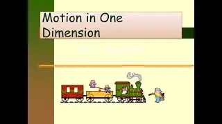 KINEMATICS-- MOTION IN ONE DIMENSION (JEE MAIN AND ADVANCE)